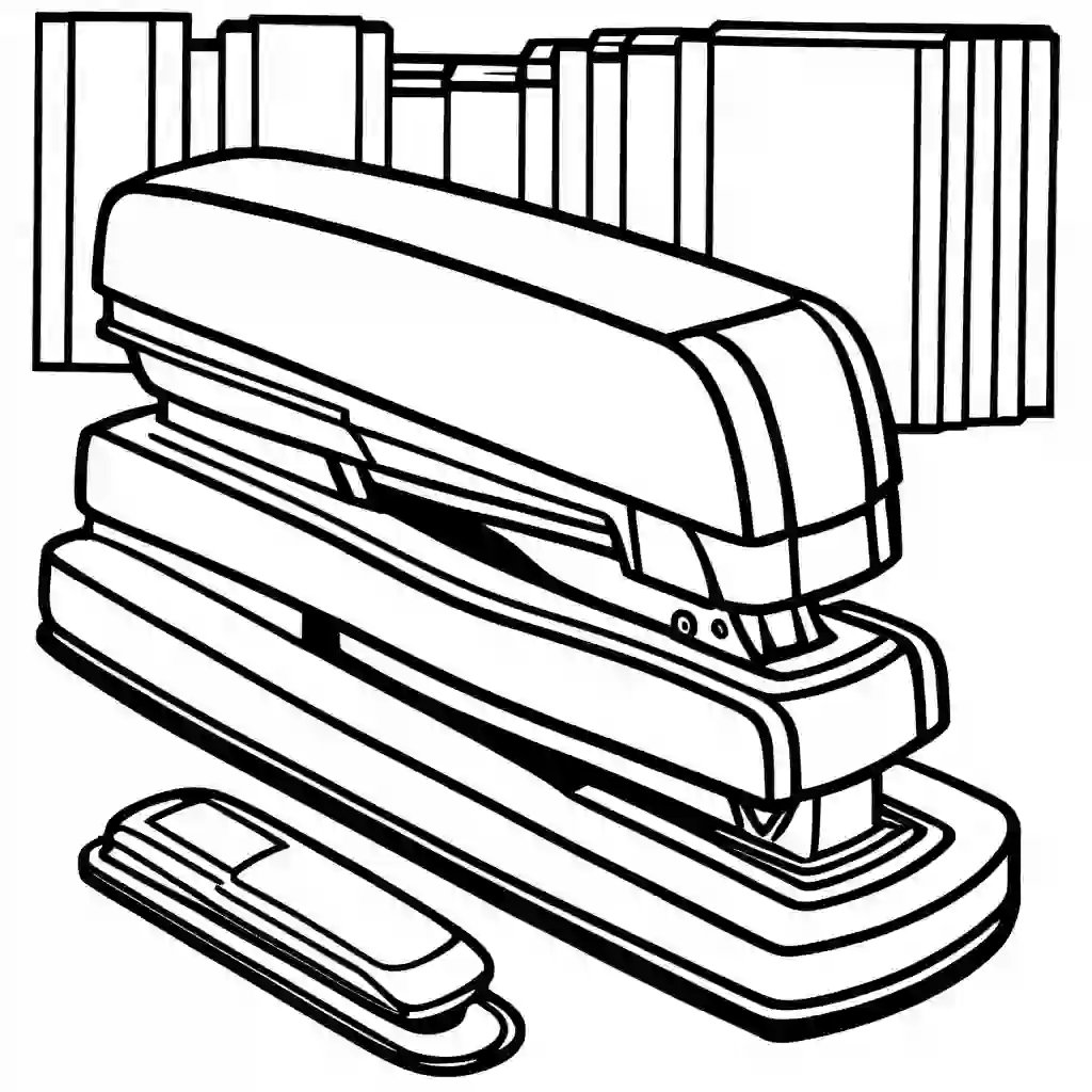 Stapler coloring pages